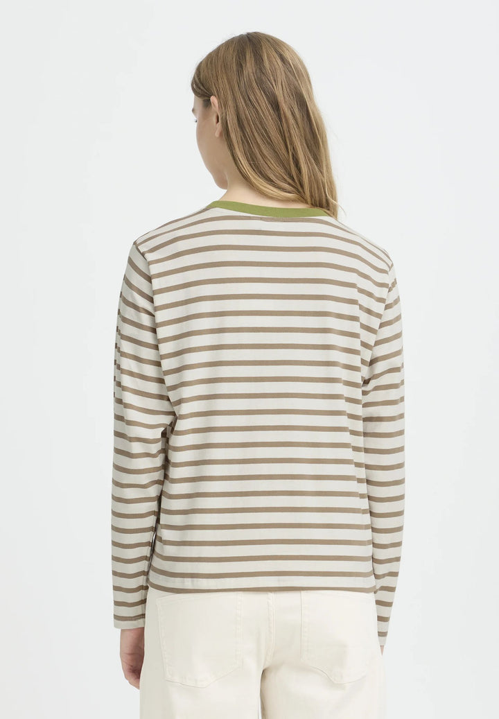 ICHI IHmira Loose LS4 Sepia Tint/Cloud Dancer