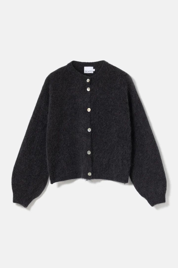 NOELLA Kan knit cardigan Dark Grey