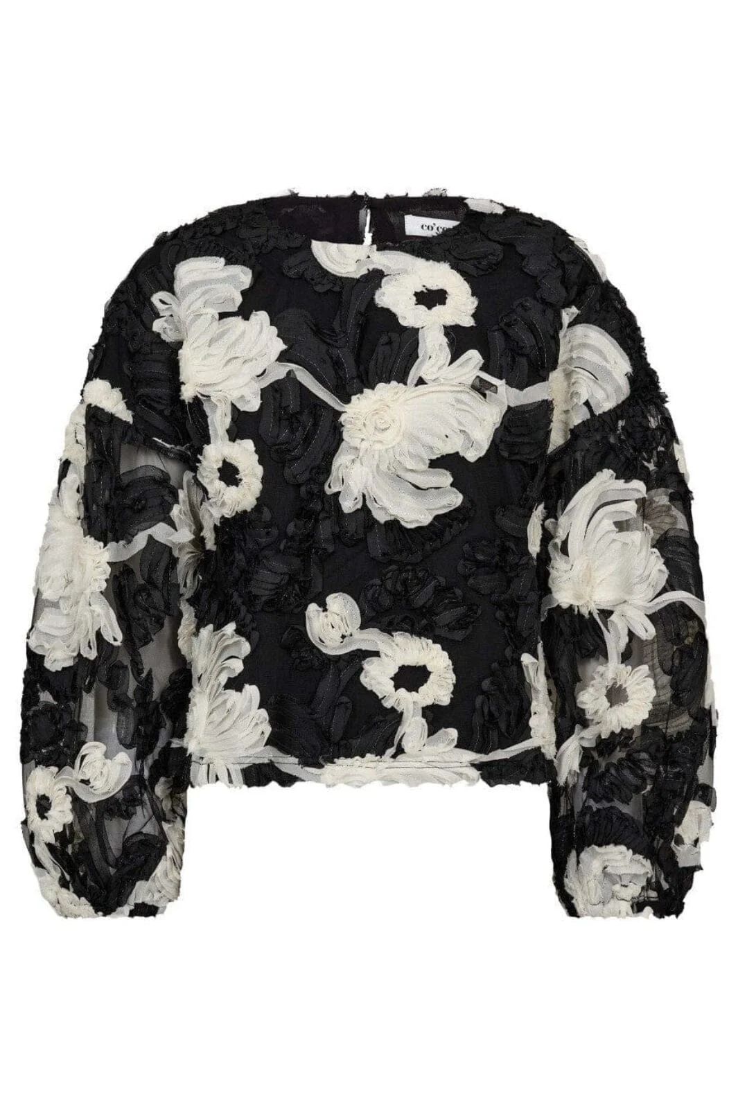 CO´COUTURE FleurCC Fluffy Blouse Black