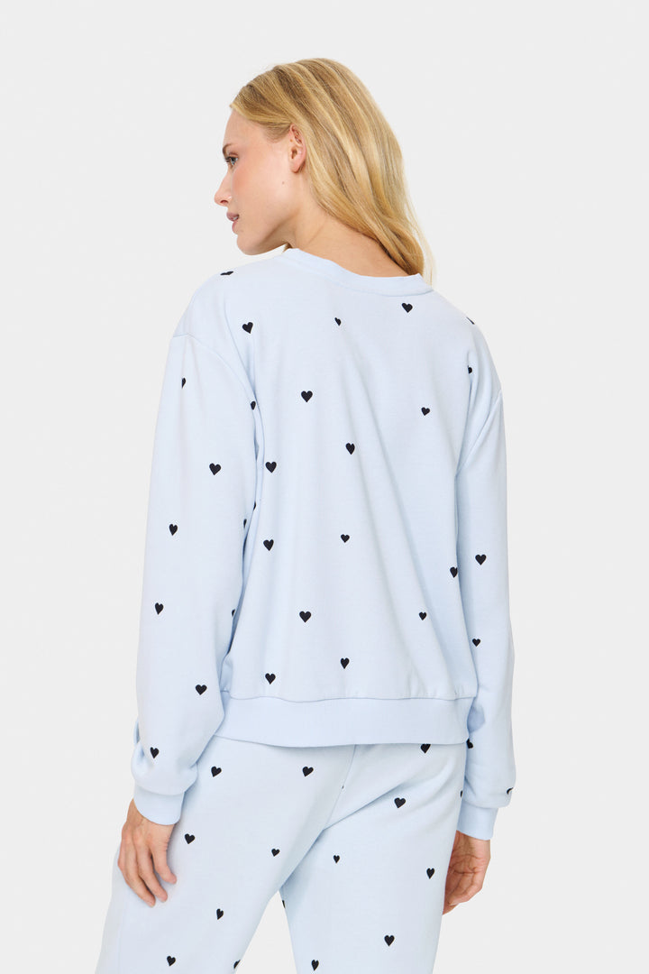 SAINT TROPEZ DagnaSZ Sweatshirt Heather NightSky Harts