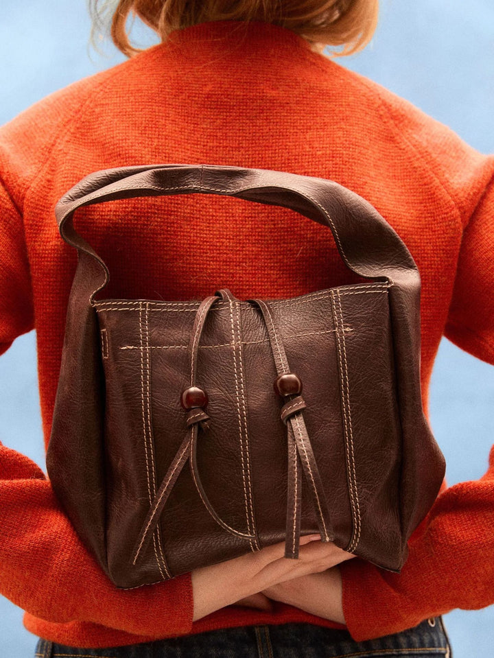 BECKSÖNDERGAARD Panel Harper Bag Chocolate Torte