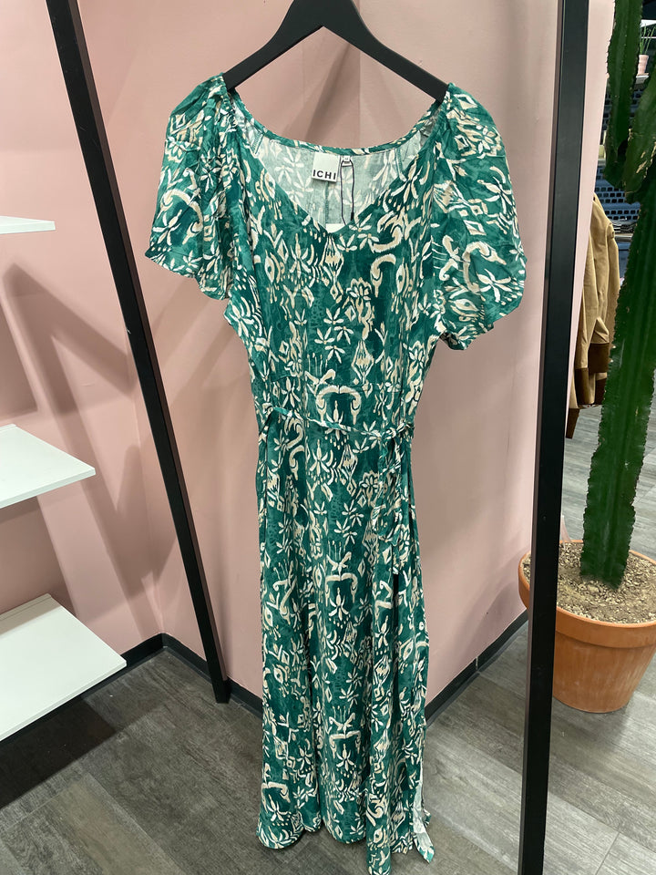 ICHI IHaya DR5 Pine Green Ikat