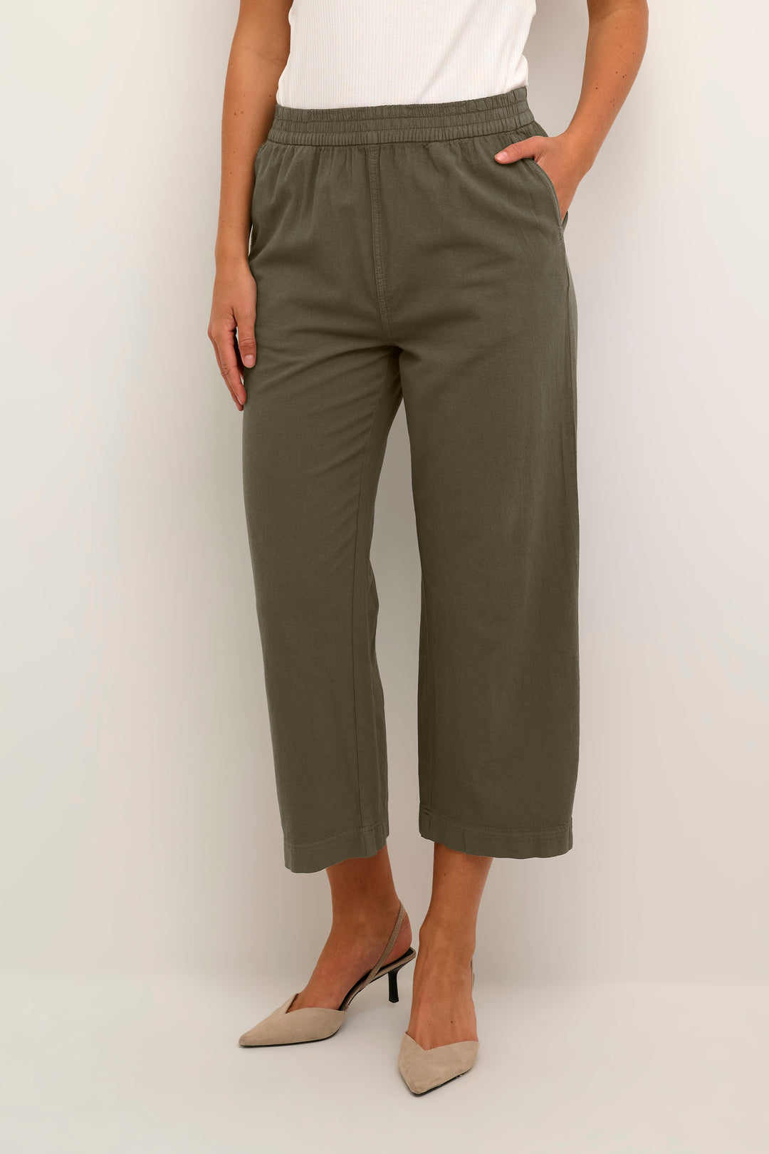 KAFFE KAnaya Culotte Pants Grape Leaf