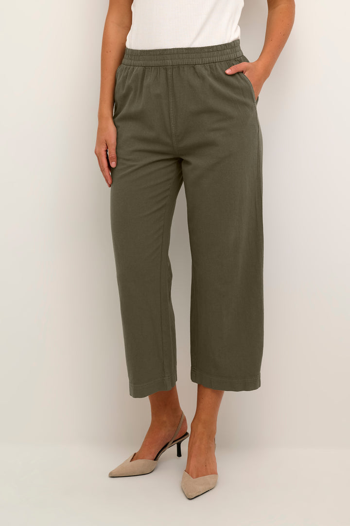 KAFFE KAnaya Culotte Pants Grape Leaf