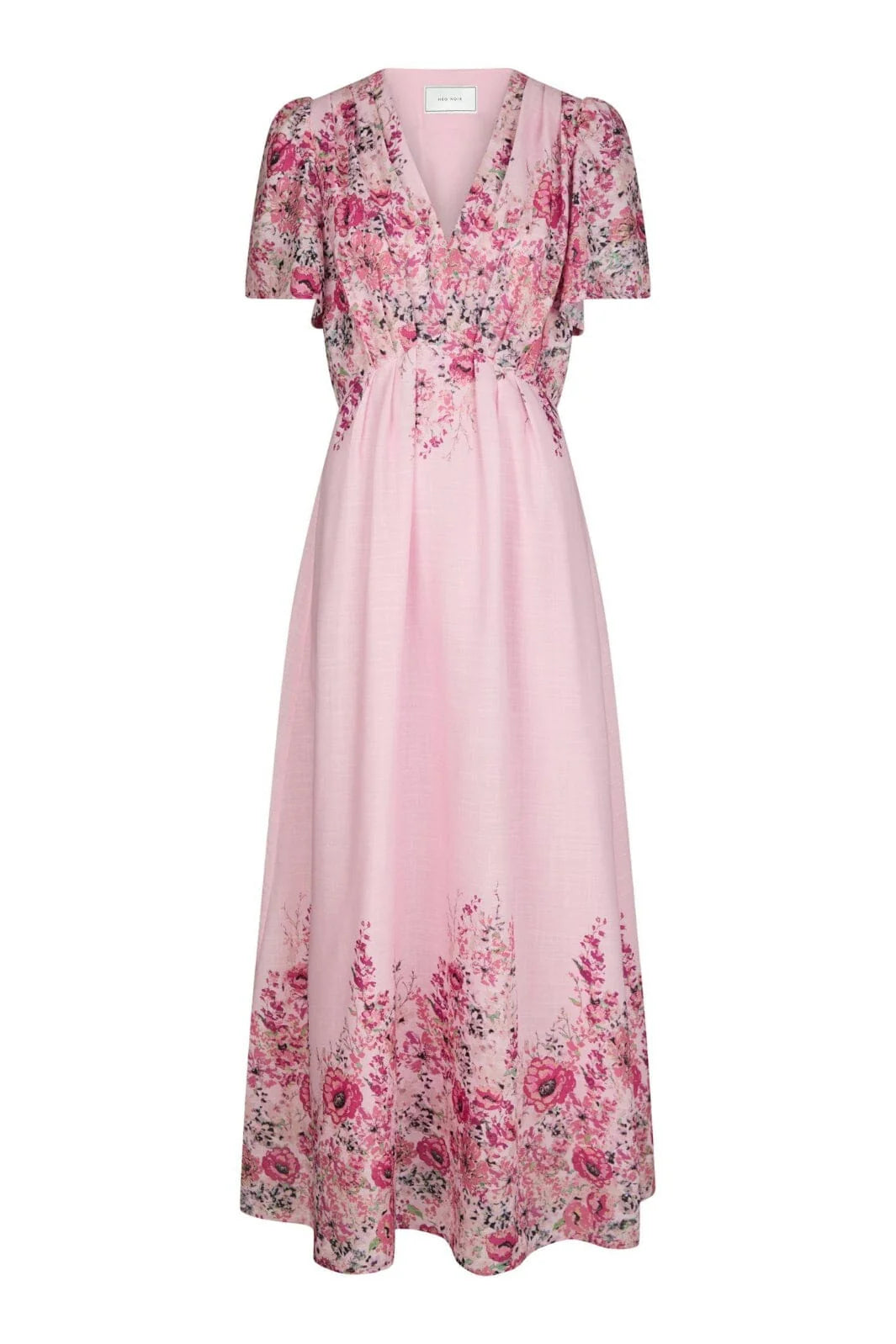 NEO NOIR Serna Flower Dress New Cols Light Pink