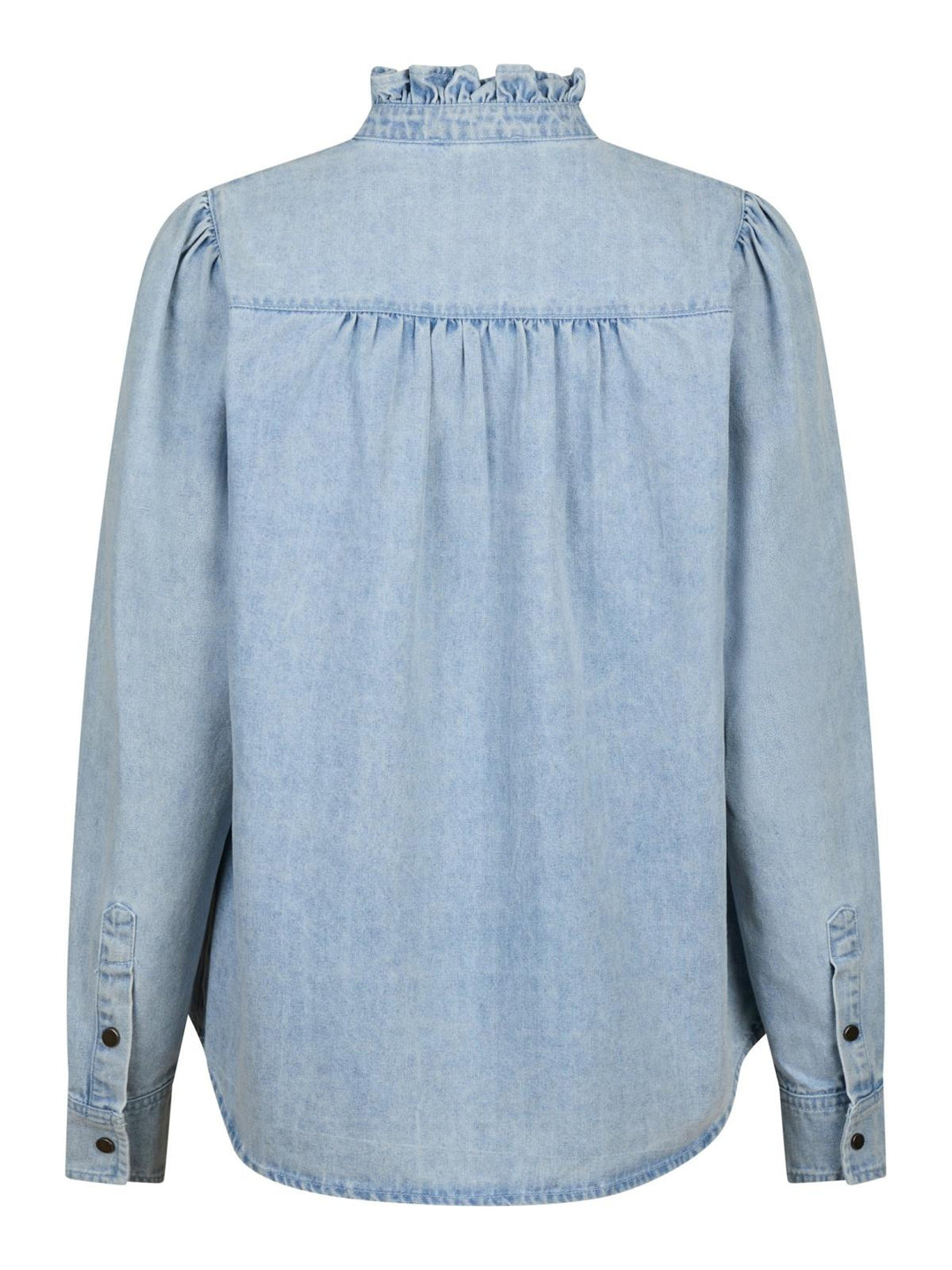 NEO NOIR Justine Denim Shirt Light Blue