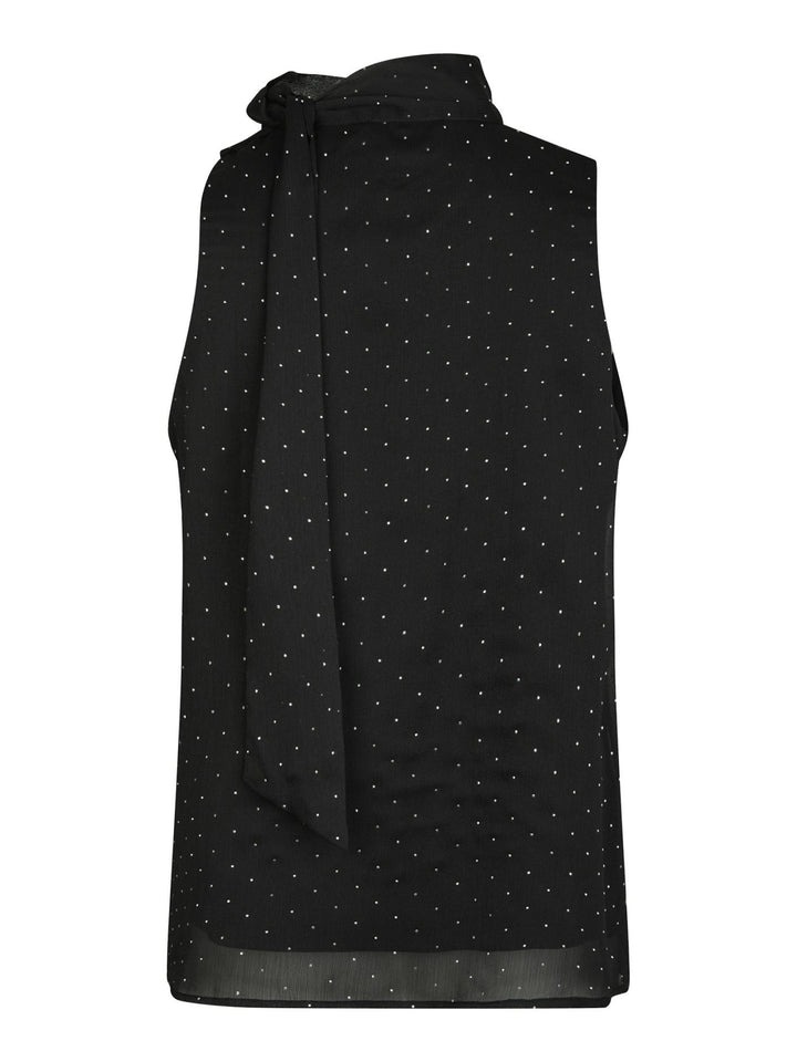 NEO NOIR Lorelei Bedazzled Top Black