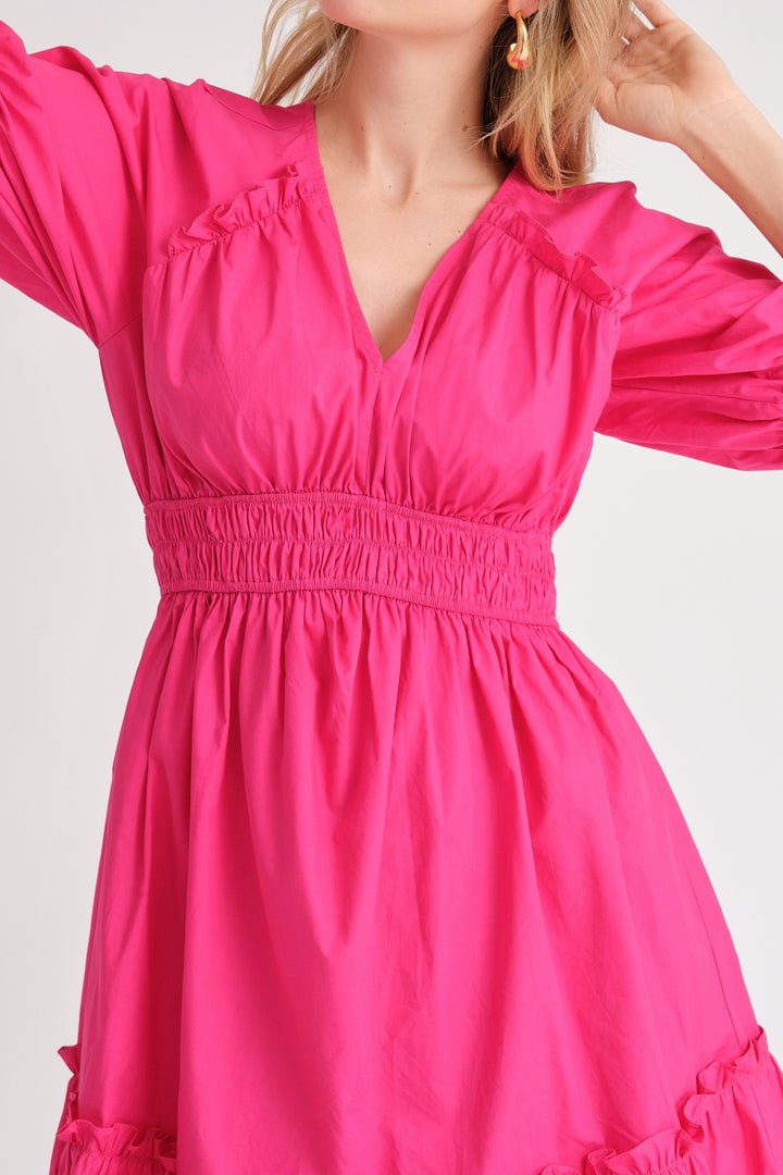 A-VIEW Josa Dress Hot Pink