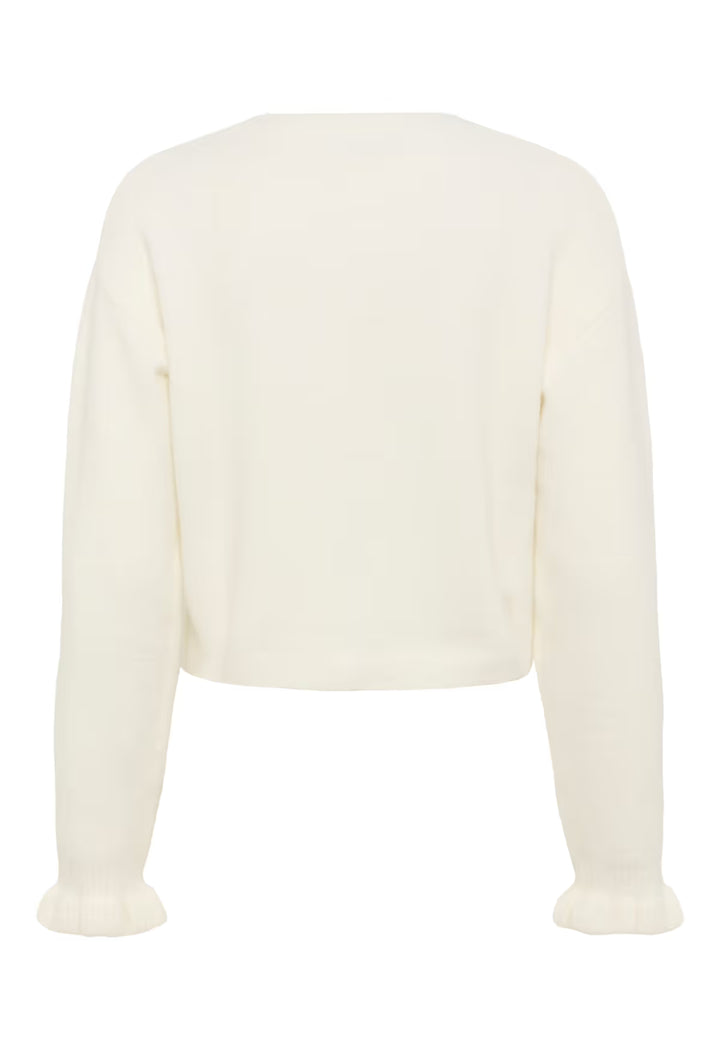 KAFFE KAcourson Knit Cardigan Chalk