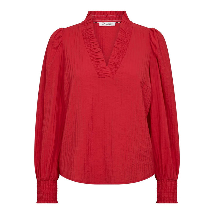 CO´COUTURE ShinaCC V-Blouse Red