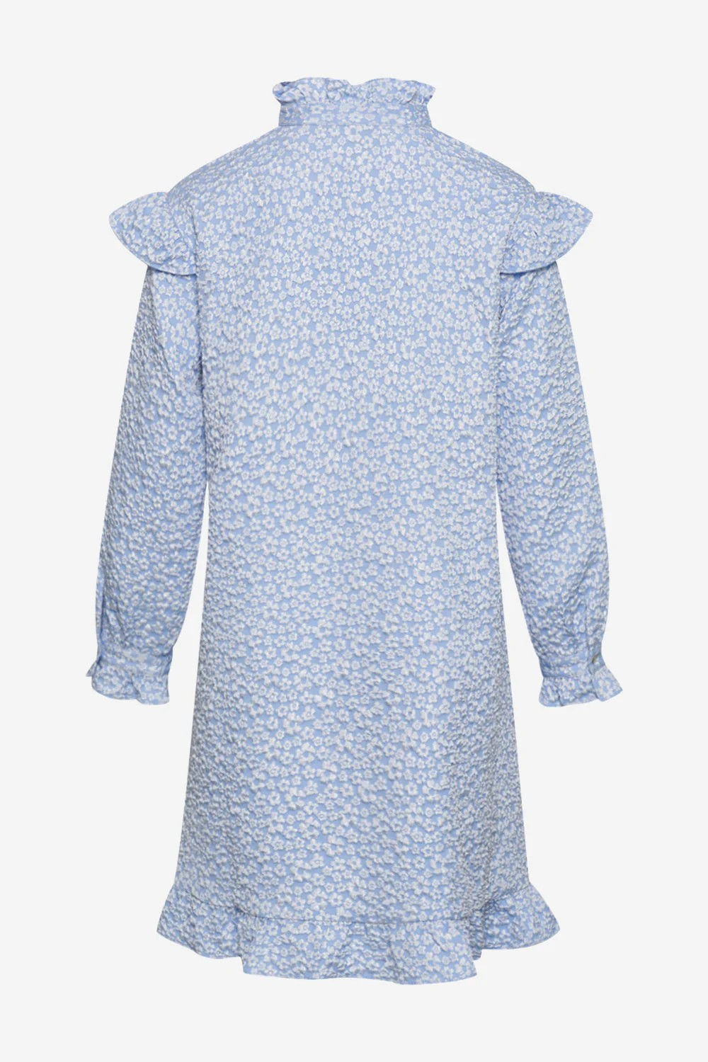 NOELLA Reno Ruby Ruffle Dress Light Blue