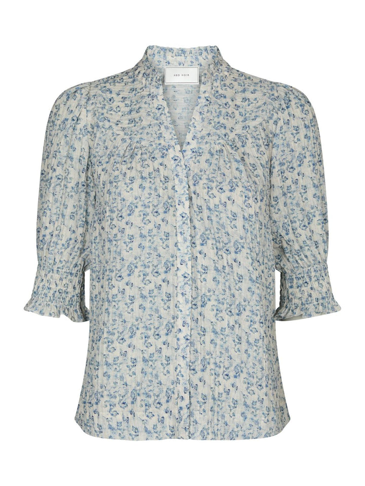 NEO NOIR Diana Misty Floral Blouse Blue