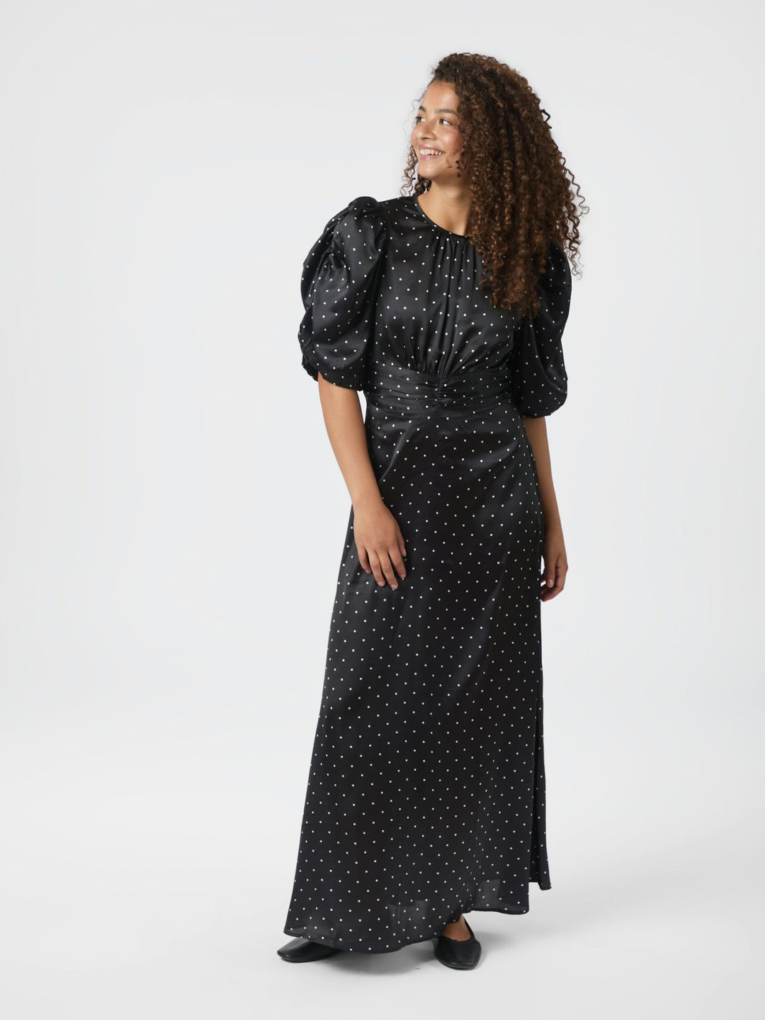 NEO NOIR Kikka Dot Dress Black