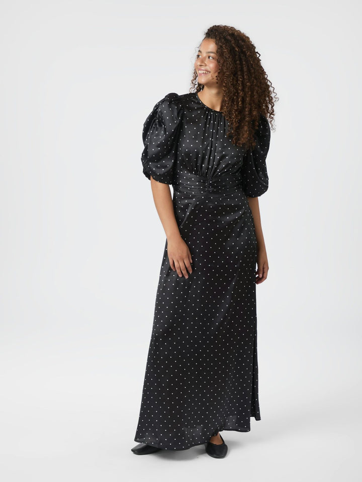 NEO NOIR Kikka Dot Dress Black