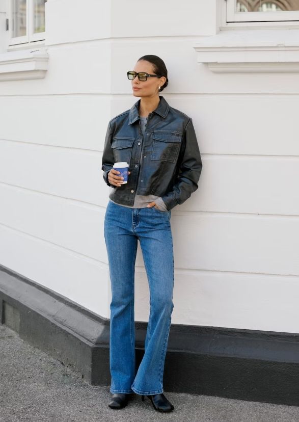 KAFFE KAforest HW 1Slim Fit Jeans Medium Blue Denim