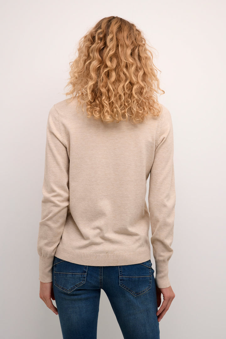 CREAM CRDela Knit Pullover Ancient Scroll Melange