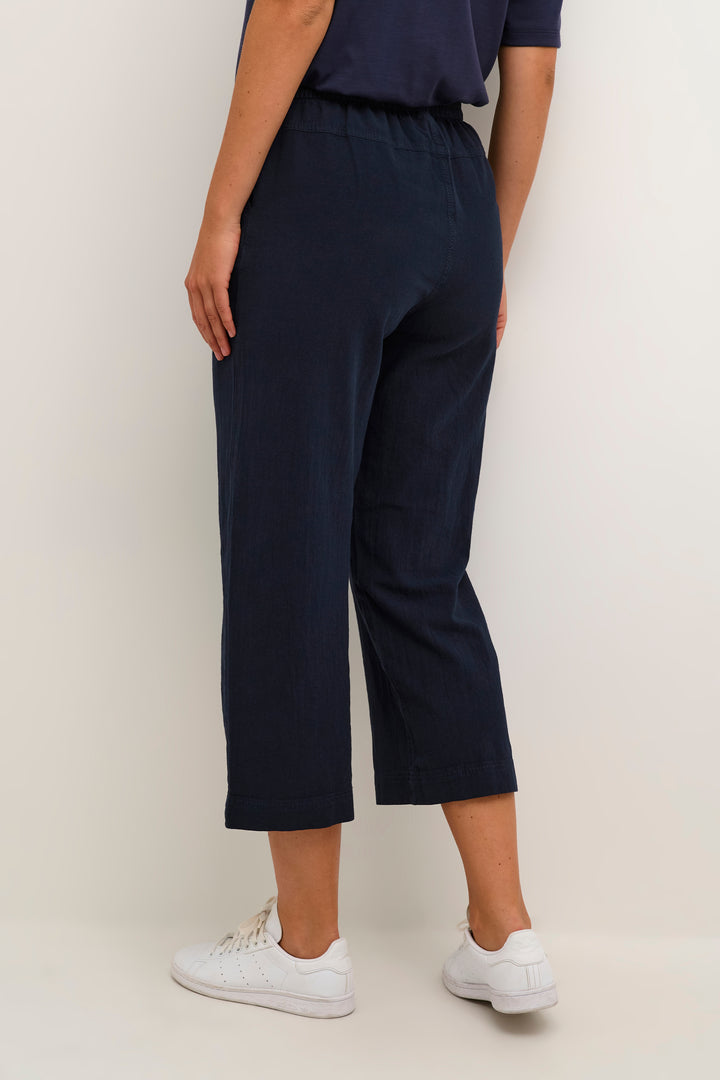 KAFFE KAnaya Culotte Pants Midnight Marine