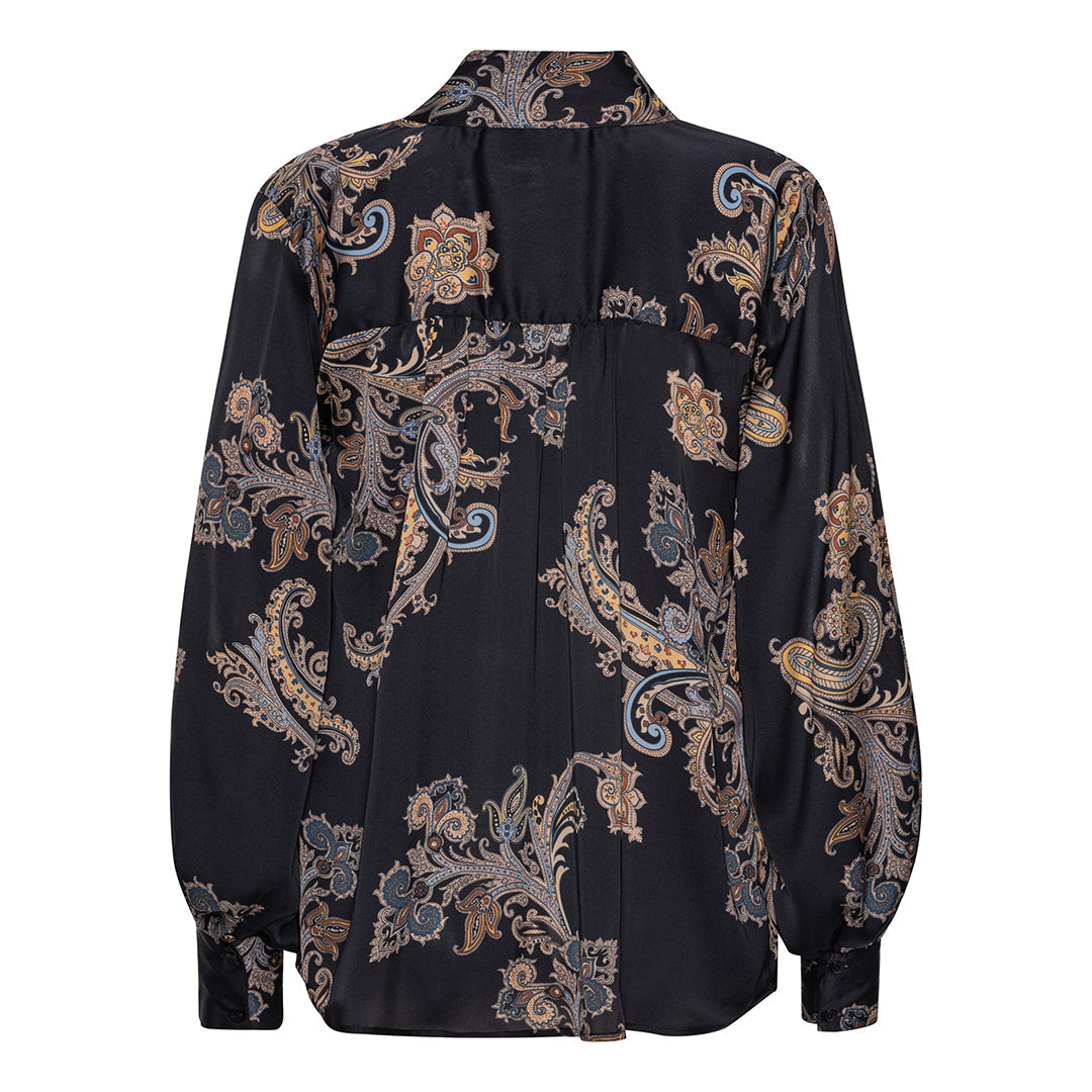 Karmamia Noelle Shirt - Pearson Paisley Blue