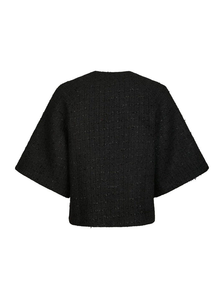 NEO NOIR Roselle Boucle Mini Jacket Black