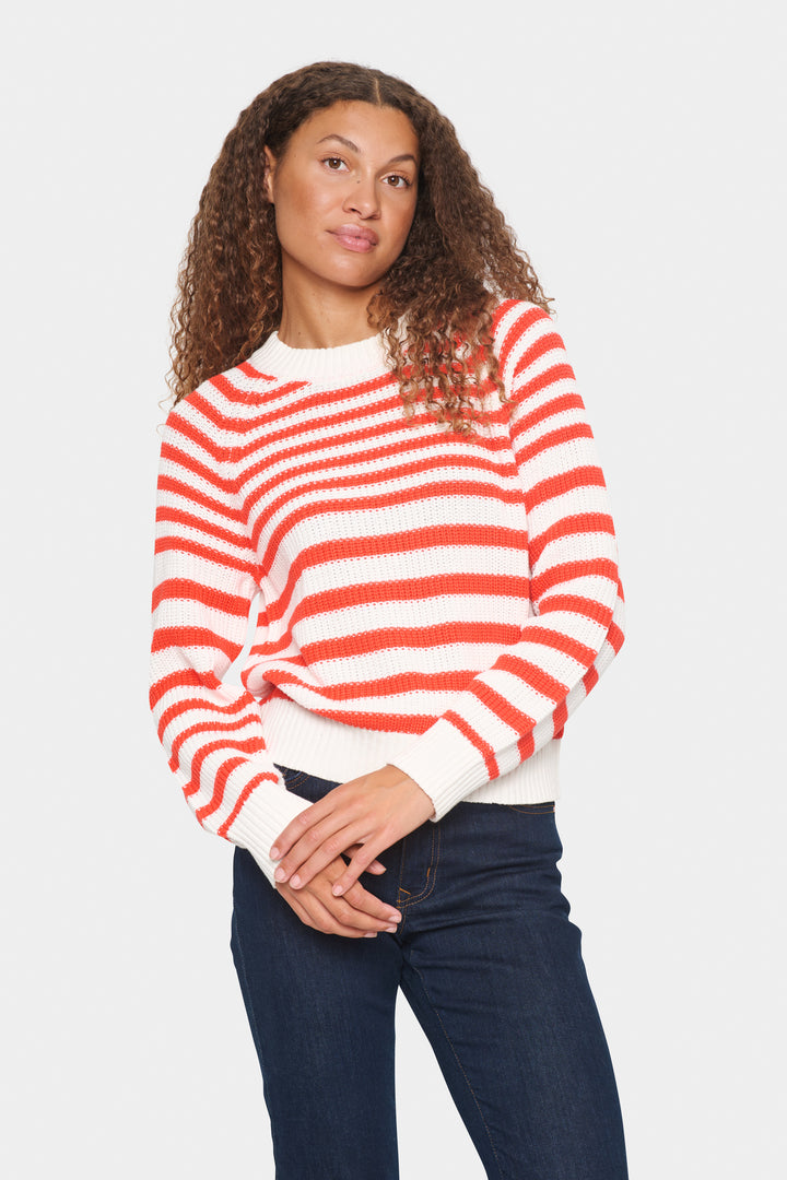 SAINT TROPEZ IbenmeiSZ Pullover Flame Scarlet