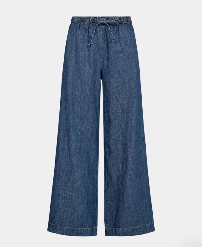 FREEQUENT FQLisea-Pant Medium Blue Denim
