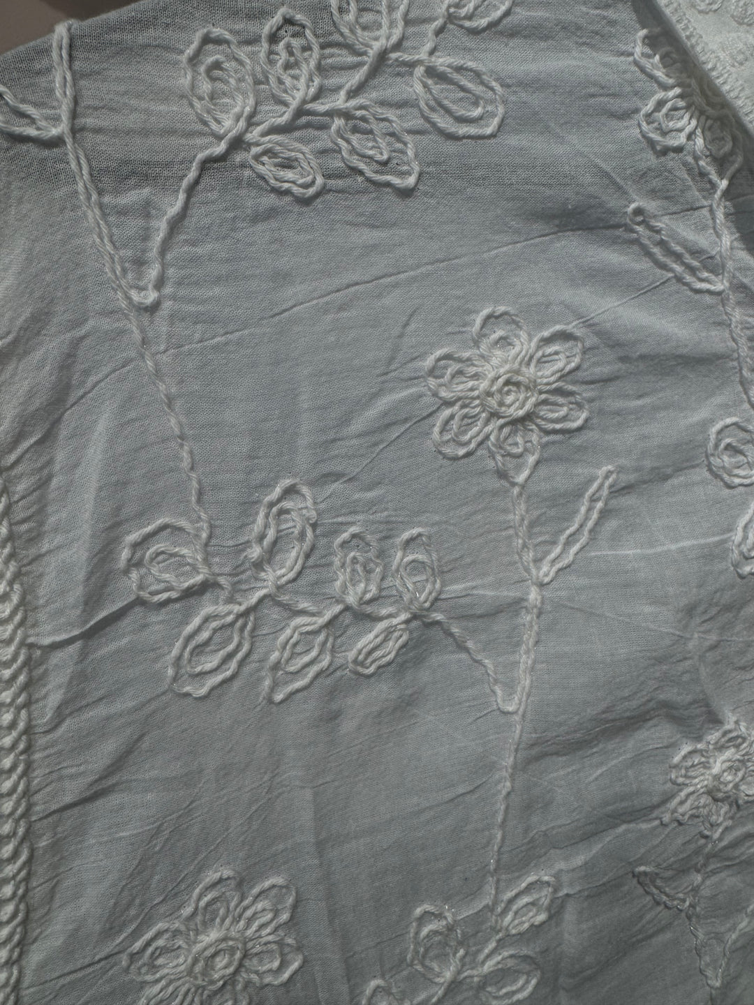 COPENHAGEN LUXE Delicate Embroidered Blouse White