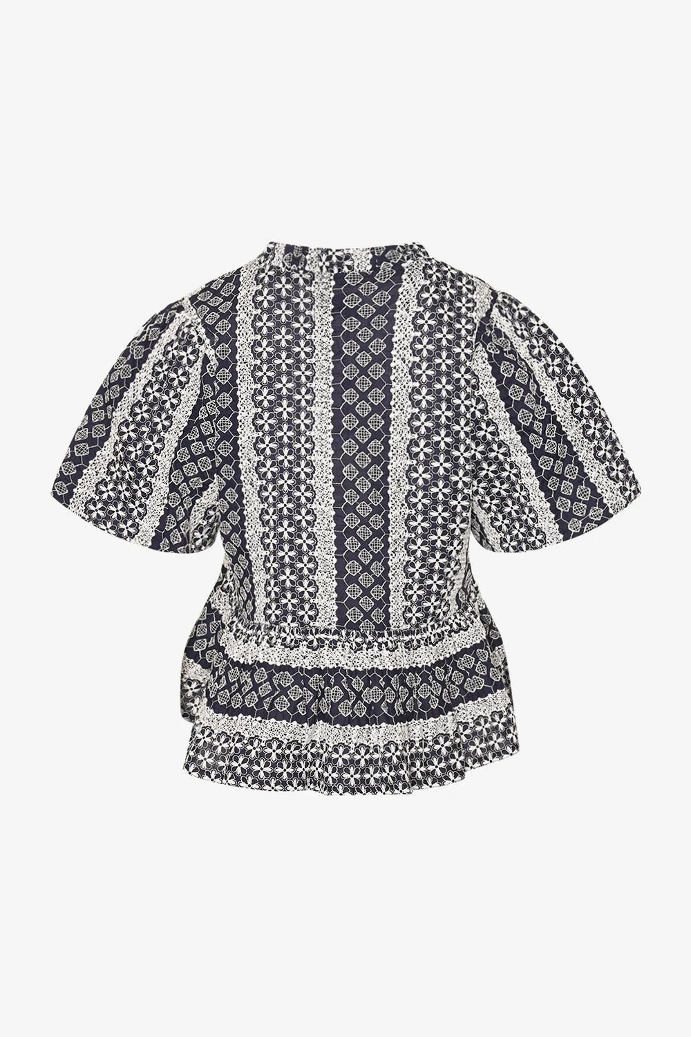 NOELLA Lorraine Blouse Navy Sugar Combo
