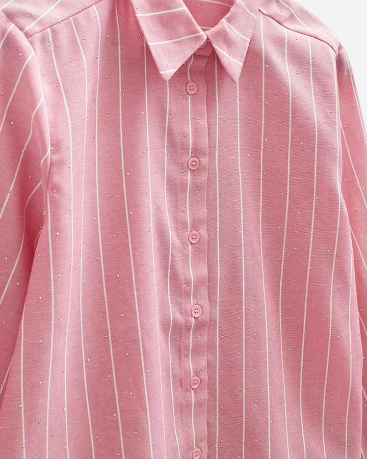 FREEQUENT FQSolly-Shirt Wild Orchid W. Star Off-White