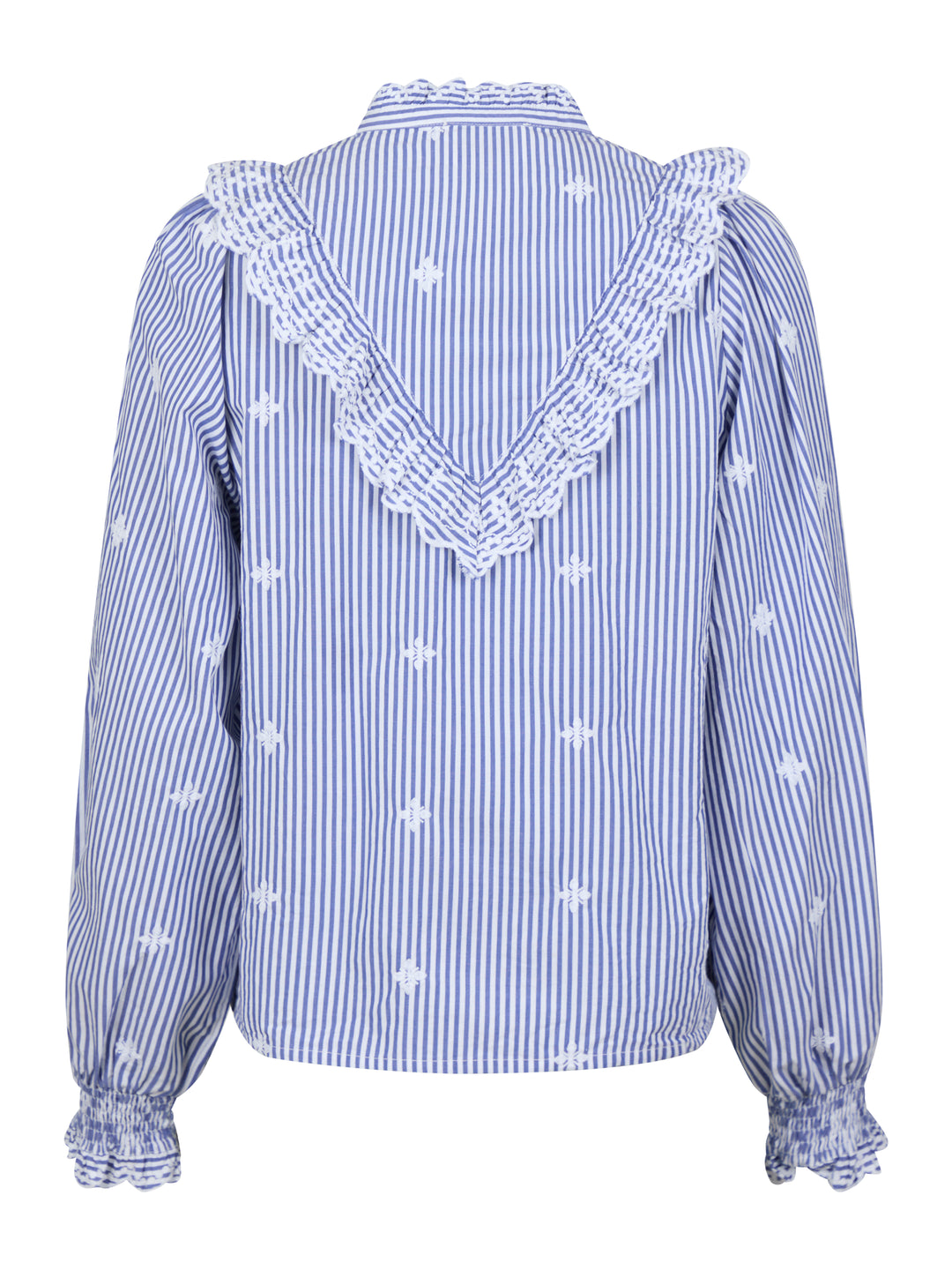 NEO NOIR Degas Stripe Blouse Blue