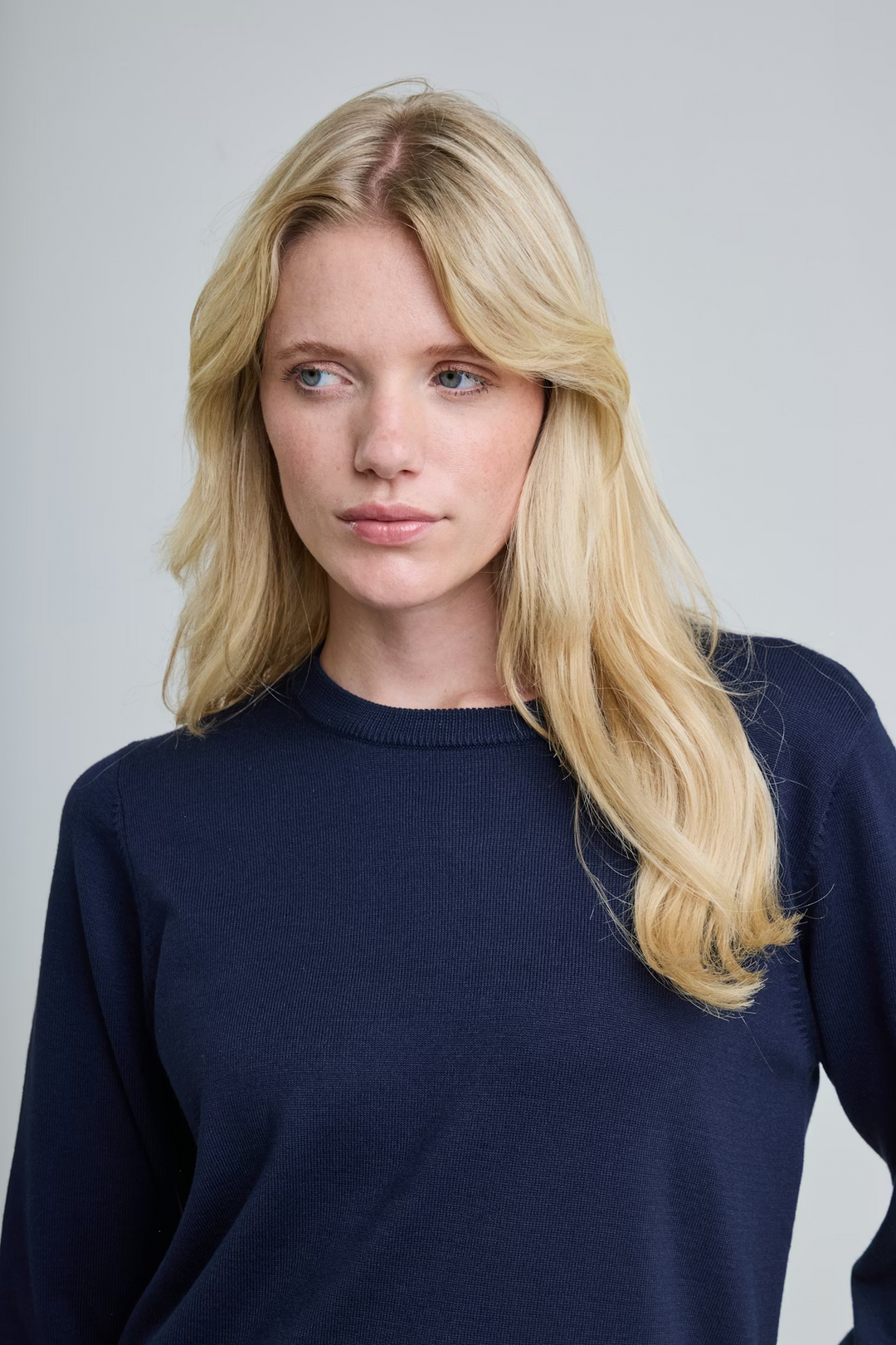 ICHI IHLULS O-NECK LS TOTAL ECLIPSE