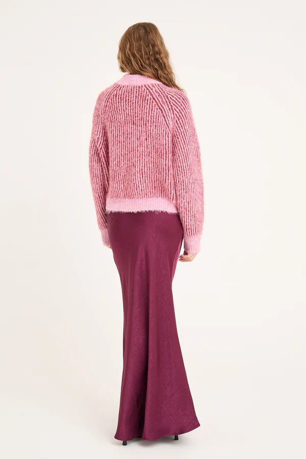 A-VIEW Senna Knit Pullover Rose/Red