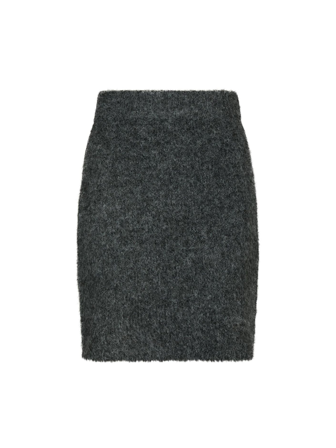 NEO NOIR Naria Fluffy Knit Skirt Antracit