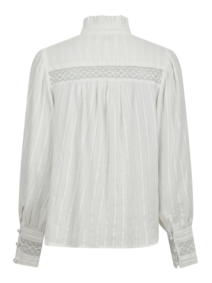 NEO NOIR Bria Dobby Blouse Off White