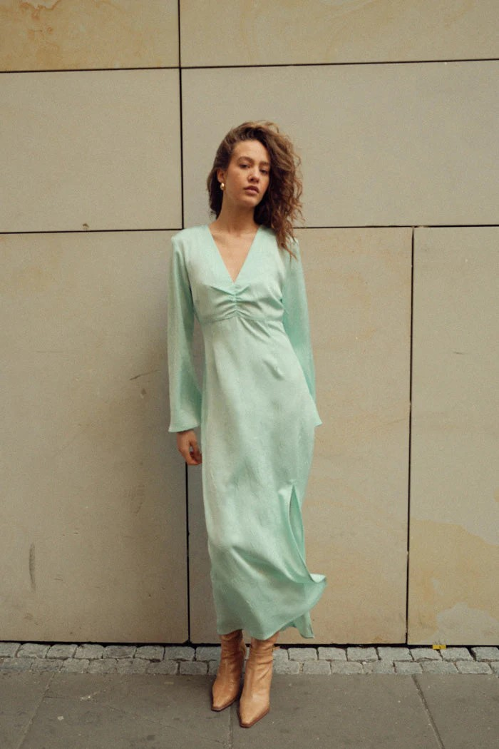 NOELLA Kamey Dress Blue Light
