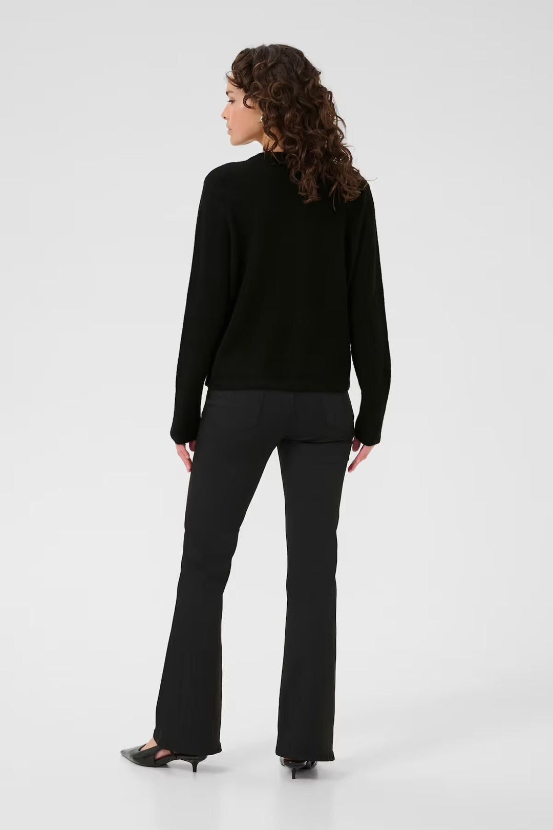 KAFFE KAniel Knit Cardigan Black Deep