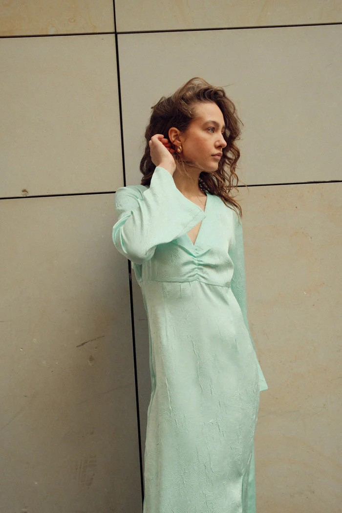 NOELLA Kamey Dress Blue Light