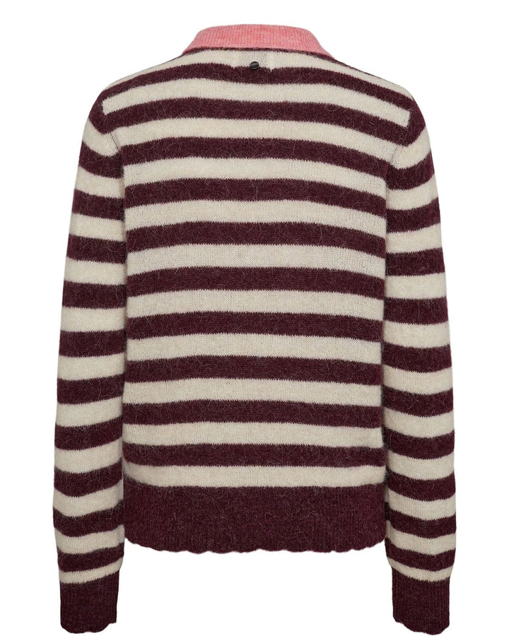 NÜMPH NUCiara Riette Stripe Pullover Winetasting