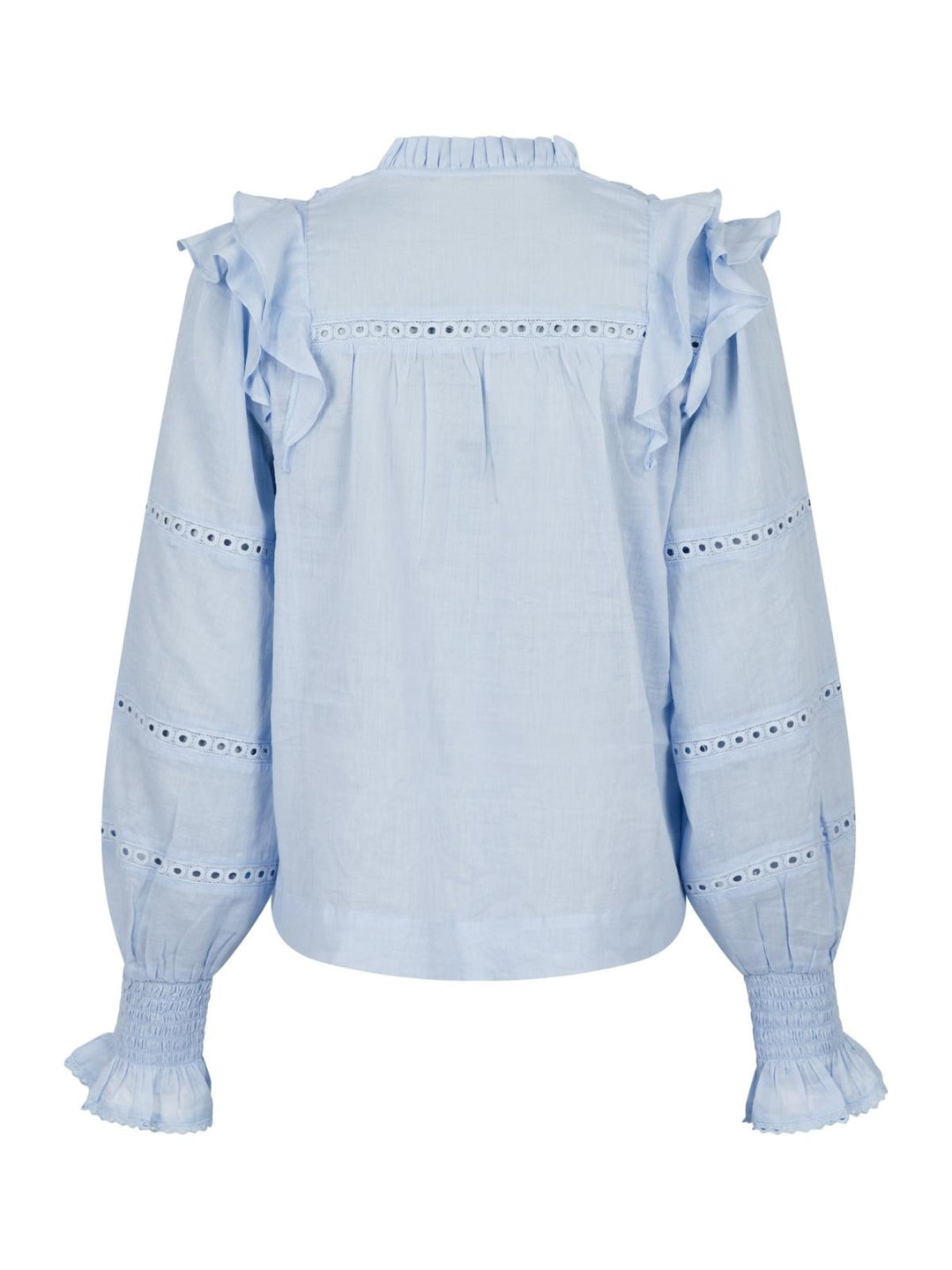 NEO NOIR Aurika S Voile Blouse Light Blue