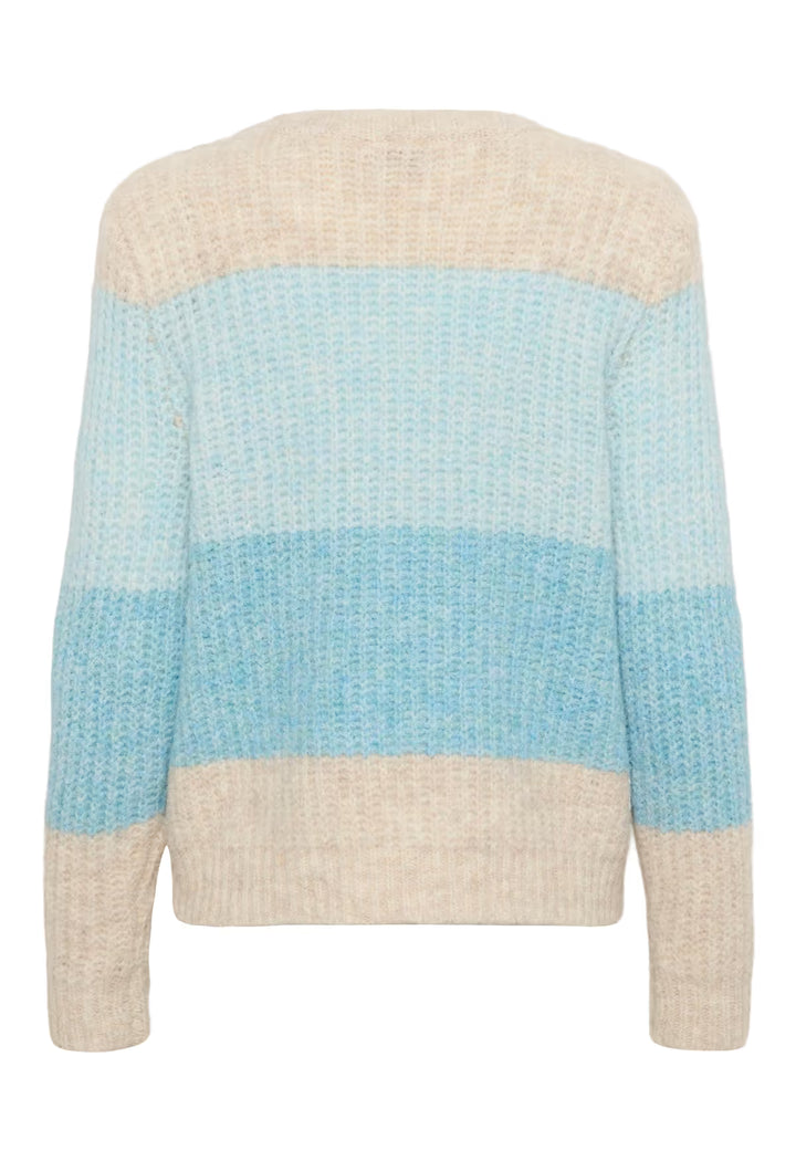 SAINT TROPEZ MandySZ Pullover Aqua Haze Melange