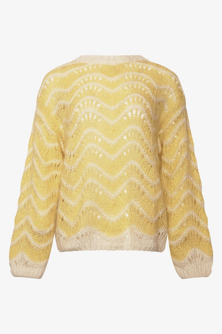 NOELLA Panama Knit Jumper Sun Yellow