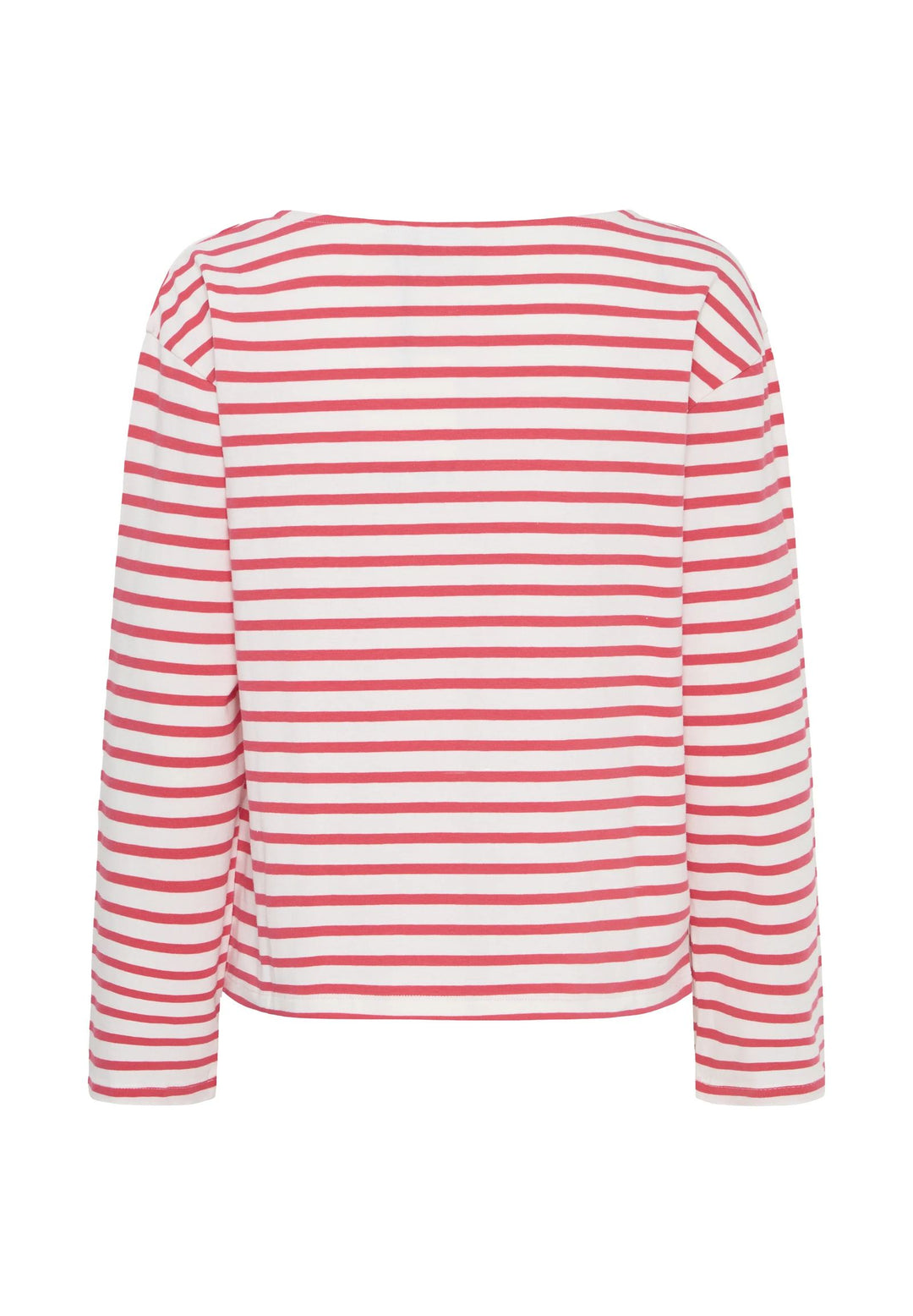 ICHI IHmira Boatneck LS2 Teaberry/Cloud Dancer