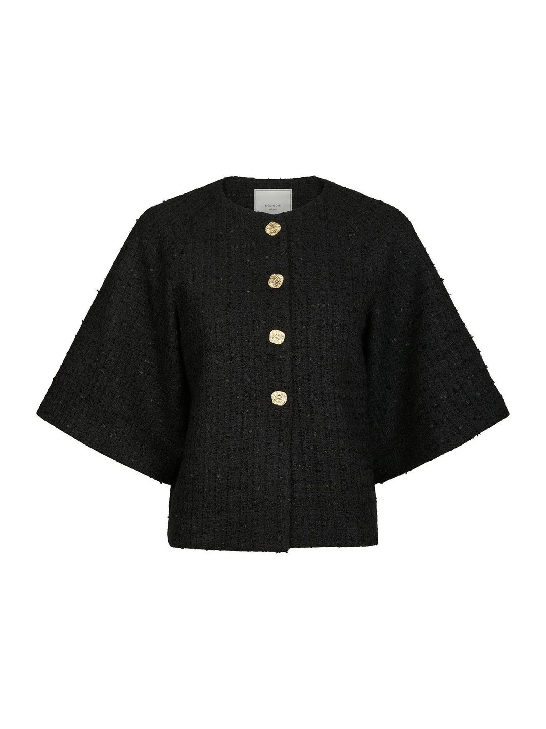 NEO NOIR Roselle Boucle Mini Jacket Black