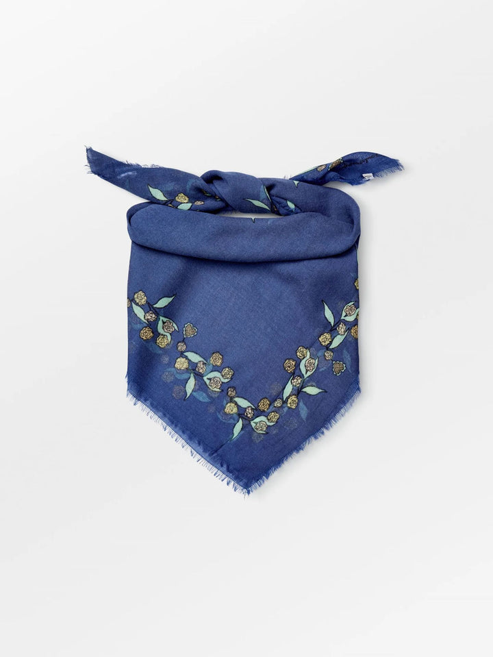 BECKSÖNDERGAARD Carna woo scarf Purple dark