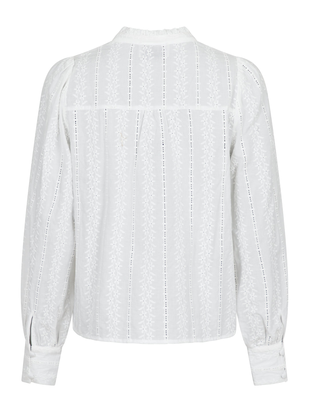 NEO NOIR Massima Embroidery Blouse White