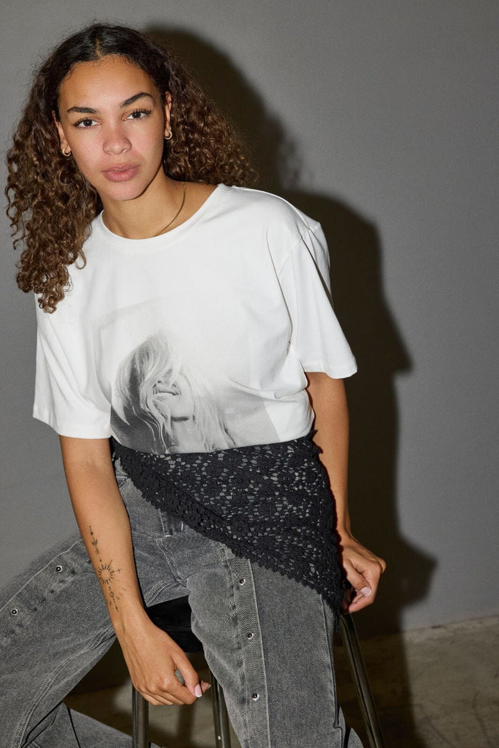 CO´COUTURE CalinCC Scarf Skirt Black