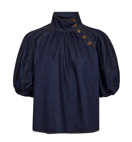 GOSSIA  LululuGO Blouse Denim Blue