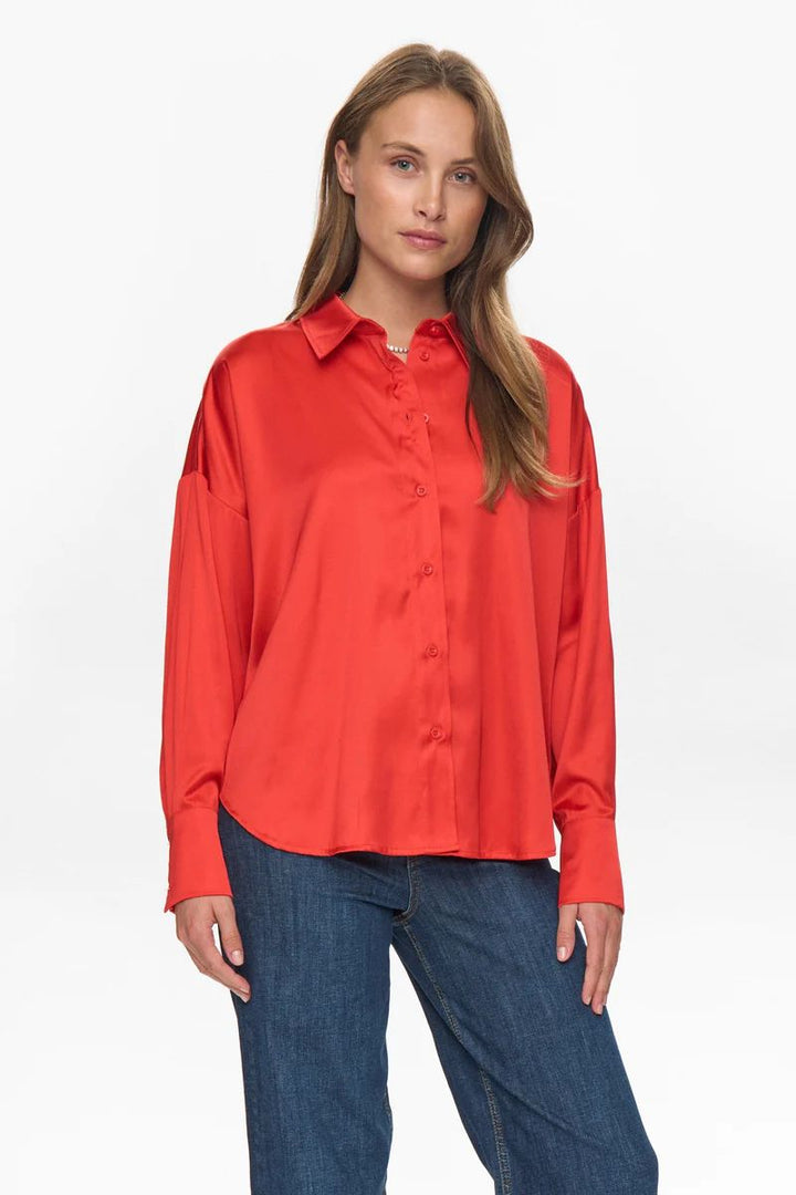 NÜMPH NUSATTI Shirt Fiery Red