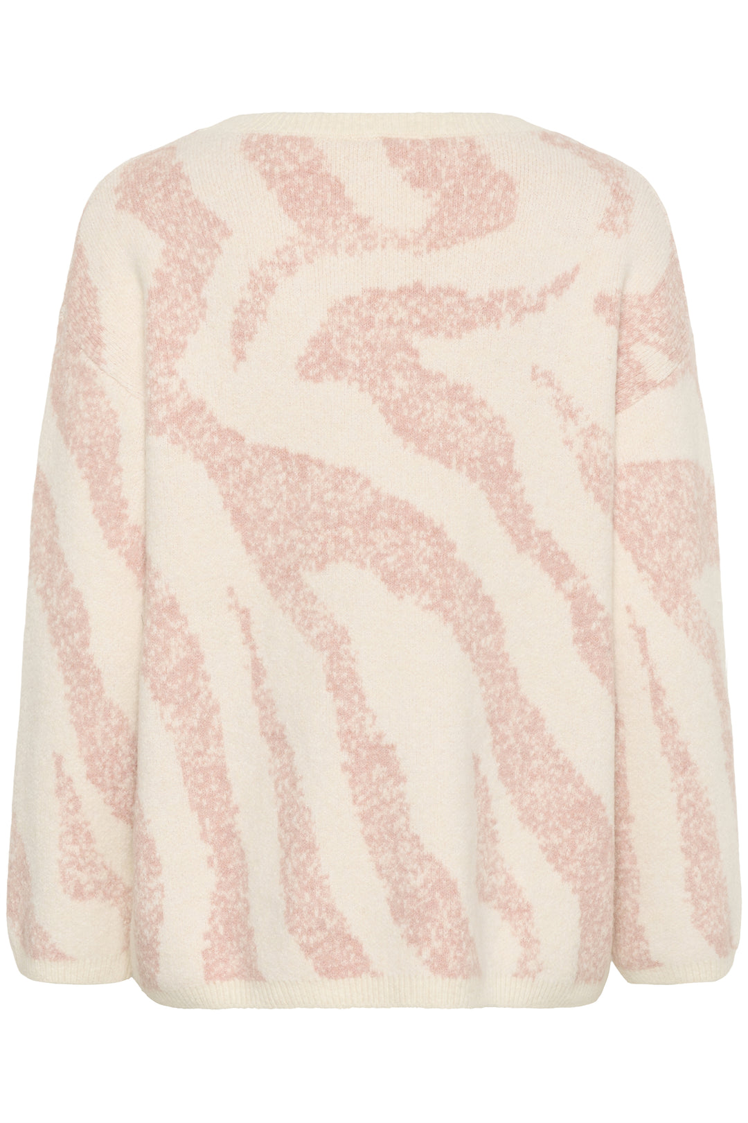 CREAM CRTemikka Knit Pullover Blush Animal Dot