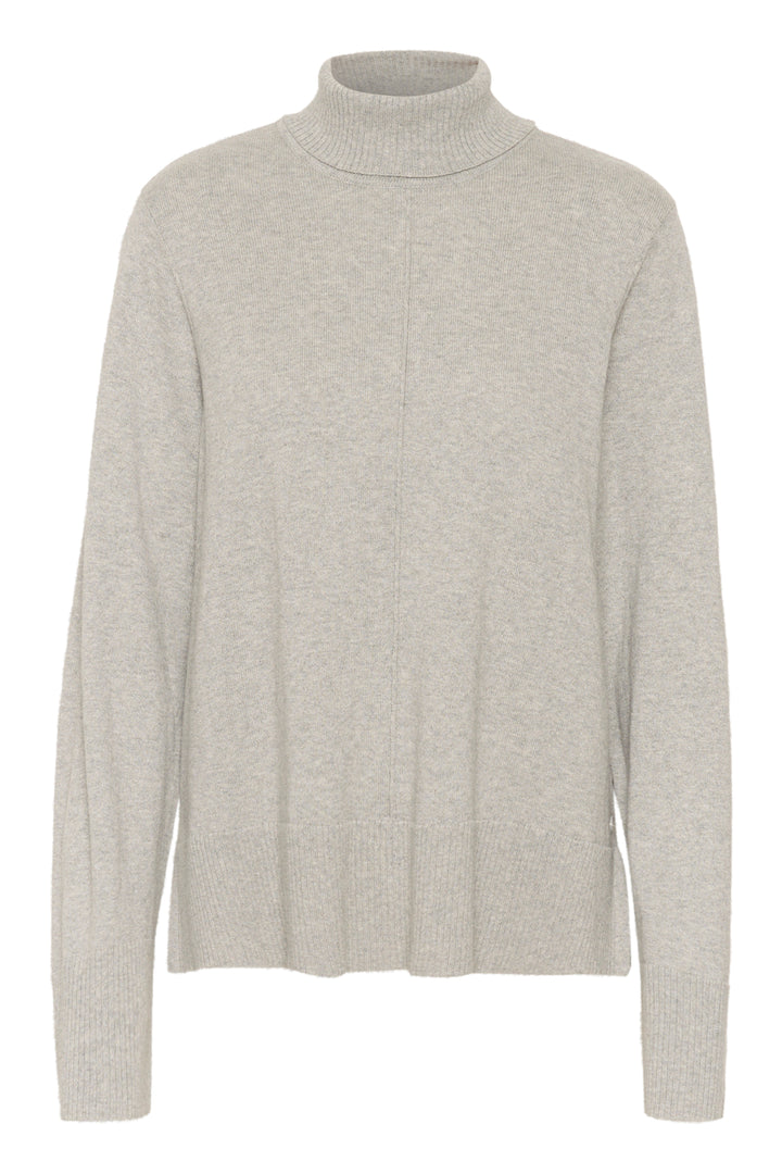 CREAM CRAnva Rollneck Pullover Grey Melange