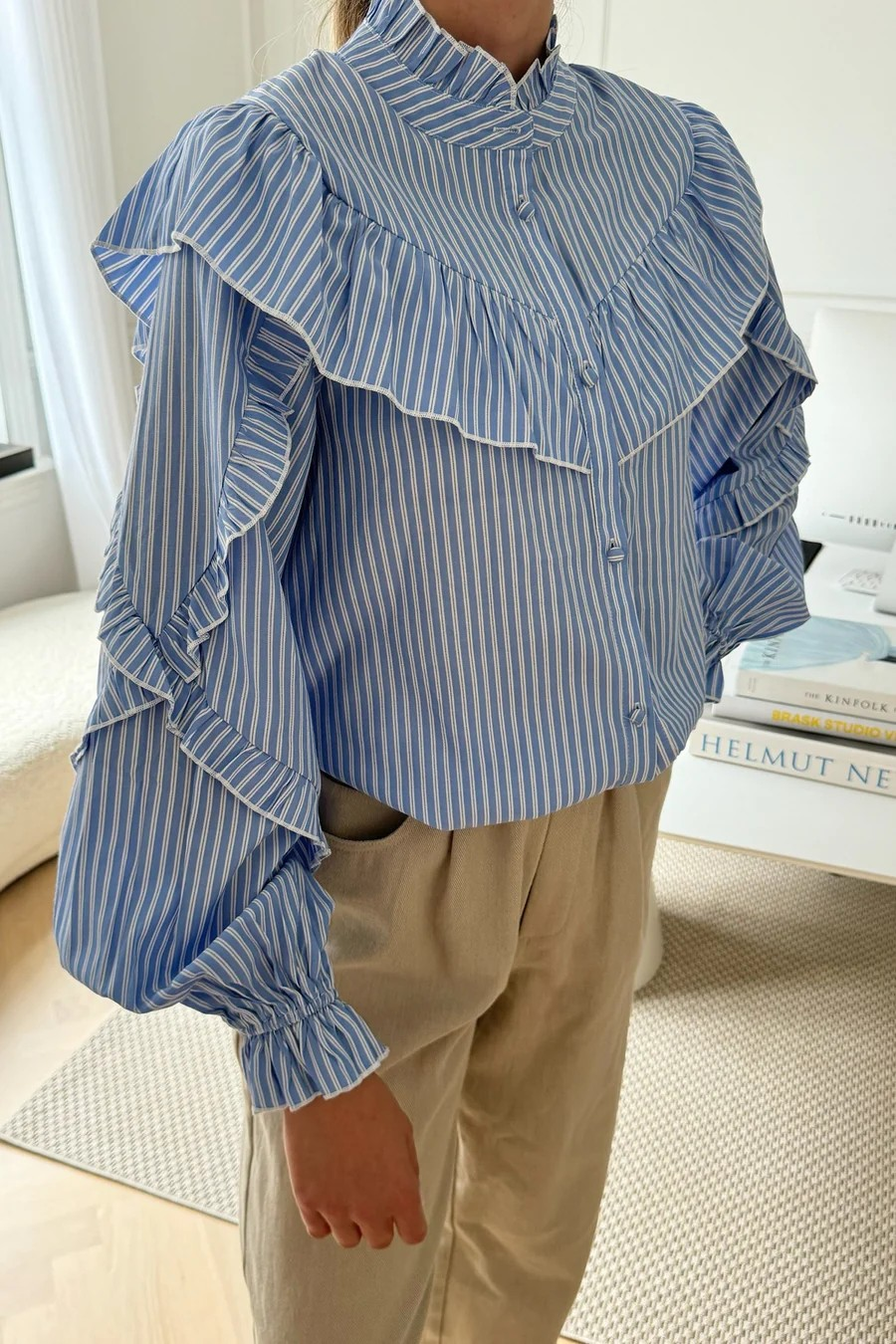 BYIC IsaIC Shirt Blue White Stripe